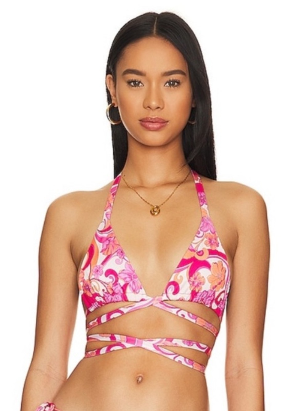 CIN CIN Marvel Bikini Top in Ultraviolet S